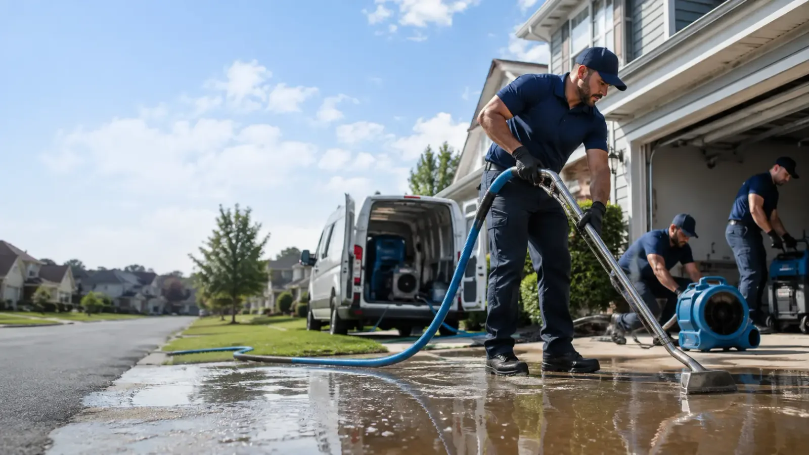 Flood Damage Restoration in New Concord, OH